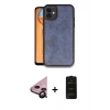 MARSİLYAN™- iPhone 11 Kılıf Kıvılcım Işık Serisi - Siyah 6D Antistatik Mat Seramik Hayalet Nano Ekran Koruyucu + Raze Metal Kamera Lens - SH