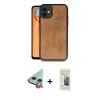 MARSİLYAN™- iPhone 11 Kılıf Kıvılcım Işık Serisi - Siyah 6D Mat Seramik Hayalet Nano Ekran Koruyucu + Raze Metal Kamera Lens - KI