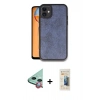 MARSİLYAN™- iPhone 11 Kılıf Kıvılcım Işık Serisi - Siyah 6D Mat Seramik Hayalet Nano Ekran Koruyucu + Raze Metal Kamera Lens - KI