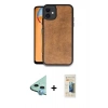MARSİLYAN™- iPhone 11 Kılıf Kıvılcım Işık Serisi - Siyah 6D Mat Seramik Hayalet Nano Ekran Koruyucu + Raze Metal Kamera Lens - MI
