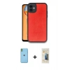 MARSİLYAN™- iPhone 11 Kılıf Kıvılcım Işık Serisi - Siyah 6D Mat Seramik Hayalet Nano Ekran Koruyucu + Neon Fosforlu Kamera Lens - YL