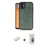 MARSİLYAN™- iPhone 11 Kılıf Kıvılcım Işık Serisi - Siyah 6D Mat Seramik Hayalet Nano Ekran Koruyucu + Renkli Kamera Lens Koruma Cam - PE