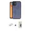 MARSİLYAN™- iPhone 11 Kılıf Kıvılcım Işık Serisi - Siyah 6D Mat Seramik Hayalet Nano Ekran Koruyucu + Renkli Kamera Lens Koruma Cam - PE