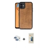 MARSİLYAN™- iPhone 11 Kılıf Kıvılcım Işık Serisi - Siyah 6D Mat Seramik Hayalet Nano Ekran Koruyucu + Pers Alüminyum Kamera Lens - GI