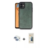 MARSİLYAN™- iPhone 11 Kılıf Kıvılcım Işık Serisi - Siyah 6D Mat Seramik Hayalet Nano Ekran Koruyucu + Pers Alüminyum Kamera Lens - GI