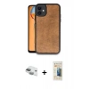MARSİLYAN™- iPhone 11 Kılıf Kıvılcım Işık Serisi - Siyah 6D Mat Seramik Hayalet Nano Ekran Koruyucu + Pers Alüminyum Kamera Lens - YL