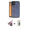MARSİLYAN™- iPhone 11 Kılıf Kıvılcım Işık Serisi - Siyah 6D Mat Seramik Hayalet Nano Ekran Koruyucu + Raze Metal Kamera Lens - SH