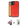 MARSİLYAN™- iPhone 11 Kılıf Kıvılcım Işık Serisi - Siyah 6D Mat Seramik Hayalet Nano Ekran Koruyucu + Raze Metal Kamera Lens - SH