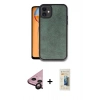 MARSİLYAN™- iPhone 11 Kılıf Kıvılcım Işık Serisi - Siyah 6D Mat Seramik Hayalet Nano Ekran Koruyucu + Raze Metal Kamera Lens - SH
