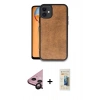 MARSİLYAN™- iPhone 11 Kılıf Kıvılcım Işık Serisi - Siyah 6D Mat Seramik Hayalet Nano Ekran Koruyucu + Raze Metal Kamera Lens - SH