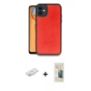 MARSİLYAN™- iPhone 11 Kılıf Kıvılcım Işık Serisi - Siyah 6D Mat Seramik Hayalet Nano Ekran Koruyucu + Renkli Kamera Lens Koruma Cam - SI