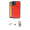 MARSİLYAN™- iPhone 11 Kılıf Kıvılcım Işık Serisi - Siyah 6D Mat Seramik Hayalet Nano Ekran Koruyucu + Renkli Kamera Lens Koruma Cam - SI