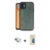 MARSİLYAN™- iPhone 11 Kılıf Kıvılcım Işık Serisi - Siyah 6D Mat Seramik Hayalet Nano Ekran Koruyucu + Pers Alüminyum Kamera Lens - YL