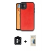 MARSİLYAN™- iPhone 11 Kılıf Kıvılcım Işık Serisi - Siyah 6D Mat Seramik Hayalet Nano Ekran Koruyucu + PVD Metal Kamera Lens - YL