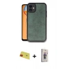 MARSİLYAN™- iPhone 11 Kılıf Kıvılcım Işık Serisi - Siyah Bilvis 3D Cam Ekran Koruyucu + Rainbow Kamera Lens Koruma Cam - KI