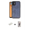 MARSİLYAN™- iPhone 11 Kılıf Kıvılcım Işık Serisi - Siyah Bilvis 3D Cam Ekran Koruyucu + Renkli Kamera Lens Koruma Cam - SI