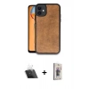 MARSİLYAN™- iPhone 11 Kılıf Kıvılcım Işık Serisi - Siyah Bilvis 3D Cam Ekran Koruyucu + Kamera Lens Koruma Cam - SF
