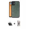 MARSİLYAN™- iPhone 11 Kılıf Kıvılcım Işık Serisi - Siyah Bilvis 3D Cam Ekran Koruyucu + Kamera Lens Koruma Cam - SF