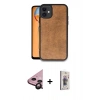 MARSİLYAN™- iPhone 11 Kılıf Kıvılcım Işık Serisi - Siyah Bilvis 3D Cam Ekran Koruyucu + Raze Metal Kamera Lens - SH