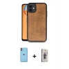 MARSİLYAN™- iPhone 11 Kılıf Kıvılcım Işık Serisi - Siyah Bilvis 3D Cam Ekran Koruyucu + Neon Fosforlu Kamera Lens - TU