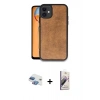 MARSİLYAN™- iPhone 11 Kılıf Kıvılcım Işık Serisi - Siyah Bilvis 3D Mat Cam Ekran Koruyucu + Pers Alüminyum Kamera Lens - GI