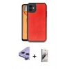 MARSİLYAN™- iPhone 11 Kılıf Kıvılcım Işık Serisi - Siyah Bilvis 3D Mat Cam Ekran Koruyucu + Raze Metal Kamera Lens - MR