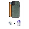 MARSİLYAN™- iPhone 11 Kılıf Kıvılcım Işık Serisi - Siyah Bilvis 5in1 3D Magic Cam Ekran Koruyucu + Pers Alüminyum Kamera Lens - GI