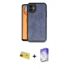 MARSİLYAN™- iPhone 11 Kılıf Kıvılcım Işık Serisi - Siyah Bilvis 5in1 3D Magic Cam Ekran Koruyucu + Rainbow Kamera Lens Koruma Cam - KI