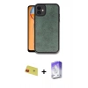 MARSİLYAN™- iPhone 11 Kılıf Kıvılcım Işık Serisi - Siyah Bilvis 5in1 3D Magic Cam Ekran Koruyucu + Rainbow Kamera Lens Koruma Cam - KI