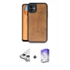 MARSİLYAN™- iPhone 11 Kılıf Kıvılcım Işık Serisi - Siyah Bilvis 5in1 3D Magic Cam Ekran Koruyucu + Raze Metal Kamera Lens - GS