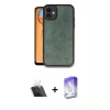 MARSİLYAN™- iPhone 11 Kılıf Kıvılcım Işık Serisi - Siyah Bilvis 5in1 3D Magic Cam Ekran Koruyucu + Kamera Lens Koruma Cam - SF