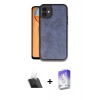 MARSİLYAN™- iPhone 11 Kılıf Kıvılcım Işık Serisi - Siyah Bilvis 5in1 3D Magic Cam Ekran Koruyucu + Kamera Lens Koruma Cam - SF
