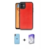MARSİLYAN™- iPhone 11 Kılıf Kıvılcım Işık Serisi - Siyah Bilvis 5in1 3D Magic Cam Ekran Koruyucu + Neon Fosforlu Kamera Lens - TU