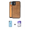 MARSİLYAN™- iPhone 11 Kılıf Kıvılcım Işık Serisi - Siyah Bilvis 5in1 3D Magic Cam Ekran Koruyucu + Neon Fosforlu Kamera Lens - TU