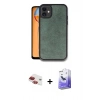 MARSİLYAN™- iPhone 11 Kılıf Kıvılcım Işık Serisi - Siyah Bilvis 5in1 5D Magic Hayalet Cam Ekran Koruyucu + Pers Alüminyum Kamera Lens - KI
