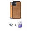 MARSİLYAN™- iPhone 11 Kılıf Kıvılcım Işık Serisi - Siyah Bilvis 5in1 5D Magic Hayalet Cam Ekran Koruyucu + Pers Alüminyum Kamera Lens - GI
