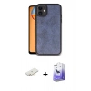 MARSİLYAN™- iPhone 11 Kılıf Kıvılcım Işık Serisi - Siyah Bilvis 5in1 5D Magic Hayalet Cam Ekran Koruyucu + Renkli Kamera Lens Koruma Cam - SI