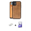 MARSİLYAN™- iPhone 11 Kılıf Kıvılcım Işık Serisi - Siyah Bilvis 5in1 5D Magic Hayalet Cam Ekran Koruyucu + Renkli Kamera Lens Koruma Cam - SI