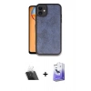 MARSİLYAN™- iPhone 11 Kılıf Kıvılcım Işık Serisi - Siyah Bilvis 5in1 5D Magic Hayalet Cam Ekran Koruyucu + Kamera Lens Koruma Cam - SF