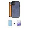 MARSİLYAN™- iPhone 11 Kılıf Kıvılcım Işık Serisi - Siyah Bilvis 5in1 5D Magic Hayalet Cam Ekran Koruyucu + Neon Fosforlu Kamera Lens - TU