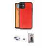 MARSİLYAN™- iPhone 11 Kılıf Kıvılcım Işık Serisi - Siyah Bilvis Hayalet Cam Ekran Koruyucu + Pers Alüminyum Kamera Lens - LT
