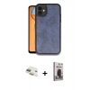 MARSİLYAN™- iPhone 11 Kılıf Kıvılcım Işık Serisi - Siyah Bilvis Hayalet Cam Ekran Koruyucu + Pers Alüminyum Kamera Lens - GD