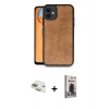 MARSİLYAN™- iPhone 11 Kılıf Kıvılcım Işık Serisi - Siyah Bilvis Hayalet Cam Ekran Koruyucu + Pers Alüminyum Kamera Lens - GD