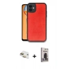 MARSİLYAN™- iPhone 11 Kılıf Kıvılcım Işık Serisi - Siyah Bilvis Hayalet Cam Ekran Koruyucu + Pers Alüminyum Kamera Lens - GD