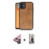 MARSİLYAN™- iPhone 11 Kılıf Kıvılcım Işık Serisi - Siyah Bilvis Hayalet Cam Ekran Koruyucu + Raze Metal Kamera Lens - SH