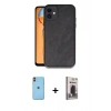 MARSİLYAN™- iPhone 11 Kılıf Kıvılcım Işık Serisi - Siyah Bilvis Hayalet Cam Ekran Koruyucu + Neon Fosforlu Kamera Lens - TU