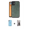 MARSİLYAN™- iPhone 11 Kılıf Kıvılcım Işık Serisi - Siyah Bilvis Hayalet Cam Ekran Koruyucu + Neon Fosforlu Kamera Lens - TU
