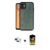 MARSİLYAN™- iPhone 11 Kılıf Kıvılcım Işık Serisi - Siyah Buffer Cam Ekran Koruyucu + Pers Alüminyum Kamera Lens - LT
