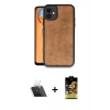MARSİLYAN™- iPhone 11 Kılıf Kıvılcım Işık Serisi - Siyah Buffer Cam Ekran Koruyucu + Kamera Lens Koruma Cam - SF