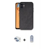 MARSİLYAN™- iPhone 11 Kılıf Kıvılcım Işık Serisi - Siyah Joko Magic 5D Cam + Pers Alüminyum Kamera Lens - GI